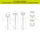 Gartenwandlaterne aus Aluminiumdruckguss Made in Italy - Pinako Viadurini