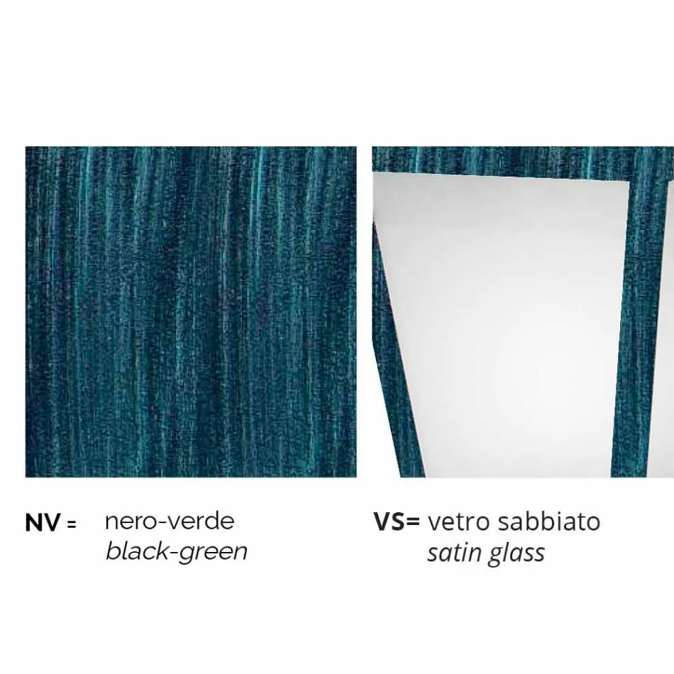 Wandgarten-Aluminiumlaterne hergestellt in Italien, Aquilina Viadurini