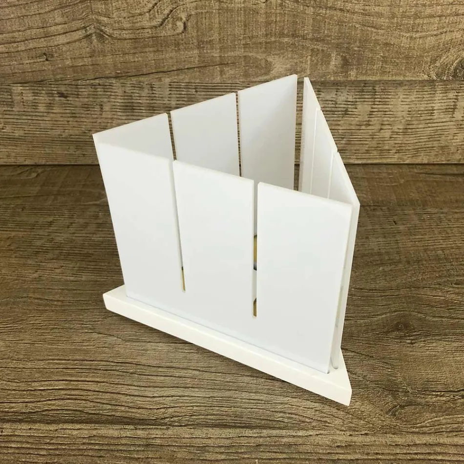 Modernes Design Laterne aus hochwertigem weißem Corian Made in Italy - Sisifo Viadurini