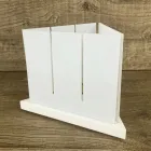 Modernes Design Laterne aus hochwertigem weißem Corian Made in Italy - Sisifo Viadurini