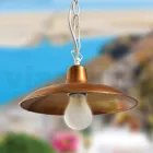 Vintage-Außenlaterne aus Aluminium und Messing, hergestellt in Italien – Adela Viadurini