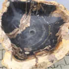 Design-Standwaschbecken aus Ley-Naturstein, handgefertigt Viadurini