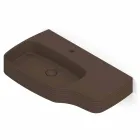 Modernes Wandwaschbecken aus Keramik made in Italy, Hamlet Viadurini