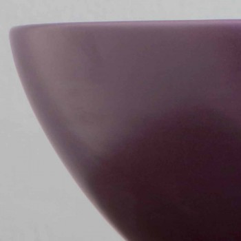 Aufsatzwaschbecken im ovalen Design aus Keramik Made in Italy - Chain