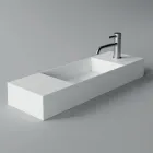 Aufsatz- oder Wandwaschbecken aus Keramik Made in Italy - Act Viadurini