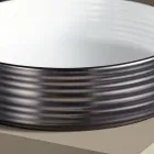 Waschbecken aus handgedrehtem Feinsteinzeug, hergestellt in Italien – Darts Viadurini