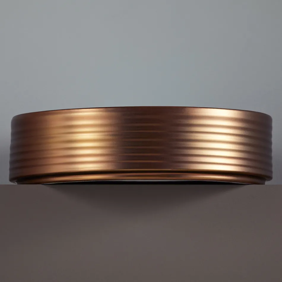 Waschbecken aus handgedrehtem Feinsteinzeug, hergestellt in Italien – Darts Viadurini