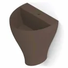 Moderne Keramik-Wandwaschbecken made in Italy, Fiorello Viadurini