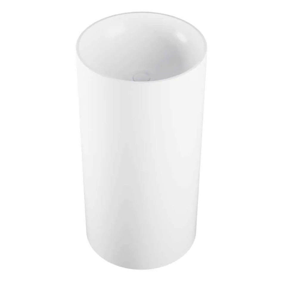 In Italien hergestelltes, zylindrisches freistehendes Bodenwaschbecken, Rumo Viadurini