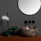 Elisa modernes rundes Aufsatzwaschbecken hergestellt in Italien Viadurini