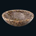 Design-Aufsatzwaschtisch aus Kunstharz und Ofelia-Stein Viadurini