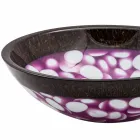 Rundes Design-Waschbecken aus Kunstharz, Buggiano Viadurini