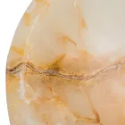 Design-Aufsatzwaschbecken aus Lana-Onyxstein, handgefertigt Viadurini