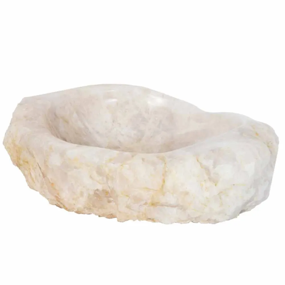 Design Waschbecken aus handgefertigtem Iva Quarzkristall Viadurini