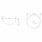 Design Arbeitsplatte Waschbecken aus transparentem Harz und Kupfer - Salvatore Viadurini