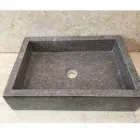 Jeff Einteiliger Designwaschtisch aus Naturstein Viadurini