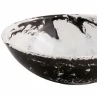 Rundes Design-Waschbecken aus Kunstharz, Bussoleno Viadurini