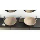 Modernes rundes freistehendes Standwaschbecken in Italien, Donnas Viadurini