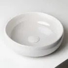 Raku-Ton-Waschtischplatte mit metallischem Craquelé-Glanz – Prisma Viadurini