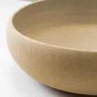 Aufsatzspüle aus dunklem oder ockerfarbenem feuerfestem Ton - Prisma Viadurini