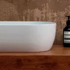 Aufsatzwaschtisch in weiß oder bunt Star 55x35 aus Italien Keramik Viadurini