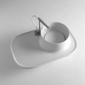 Aufsatzwaschbecken aus Keramik in modernem Design Marta