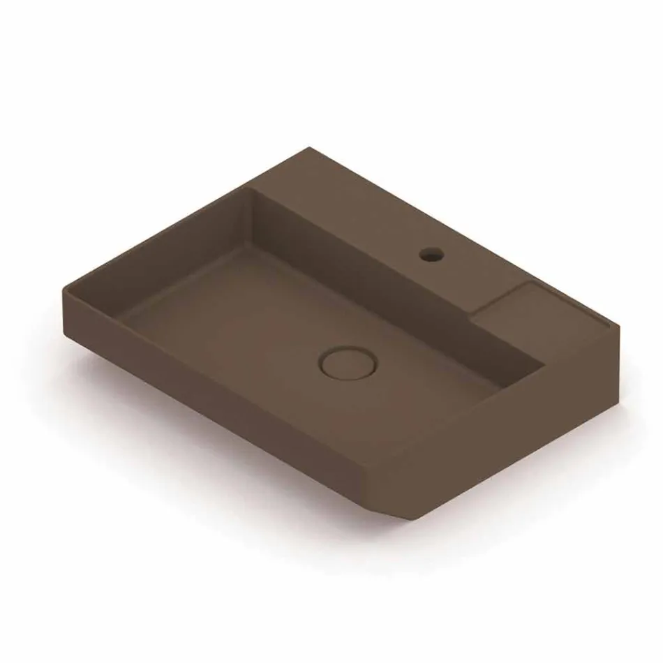 Aufsatzwaschbecken aus Keramik made in Italy, Viviano Viadurini