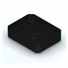 Modernes Aufsatzwaschbecken aus Keramik made in Italy, Zulimo Viadurini