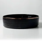 Aufsatzspüle aus Feinsteinzeug mit emaillierter Kante - Vibration Viadurini