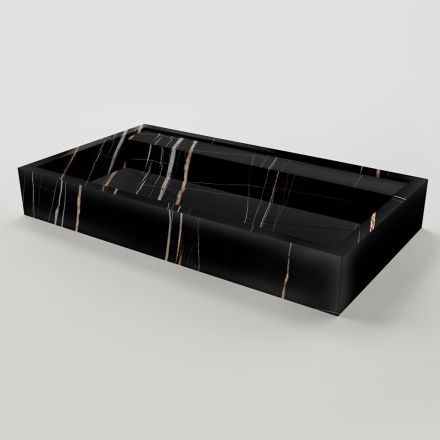 Aufsatzwaschbecken aus Feinsteinzeug in Marmoroptik, hergestellt in Italien – Cervia Viadurini