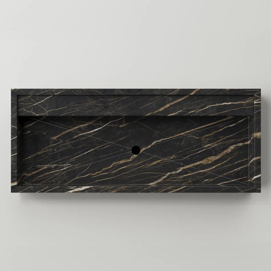 Aufsatzwaschbecken aus Feinsteinzeug mit Marmoroptik Made in Italy - Cervia Viadurini