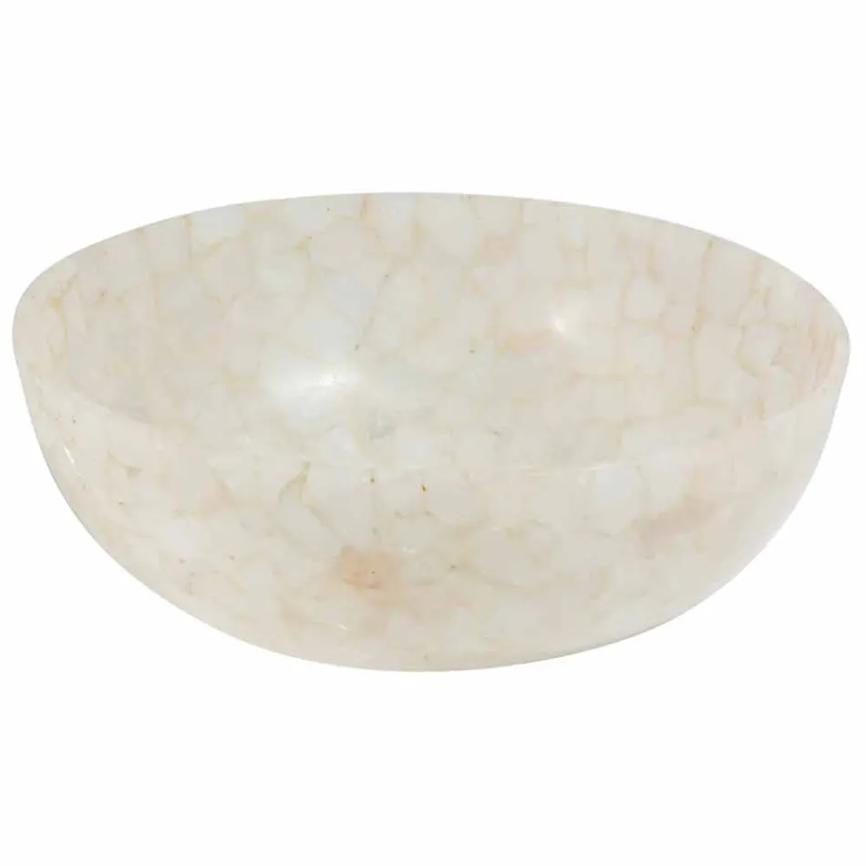 Tala Quarzkristall-Aufsatzwaschtisch, Einzelstück von Hand gefertigt Viadurini