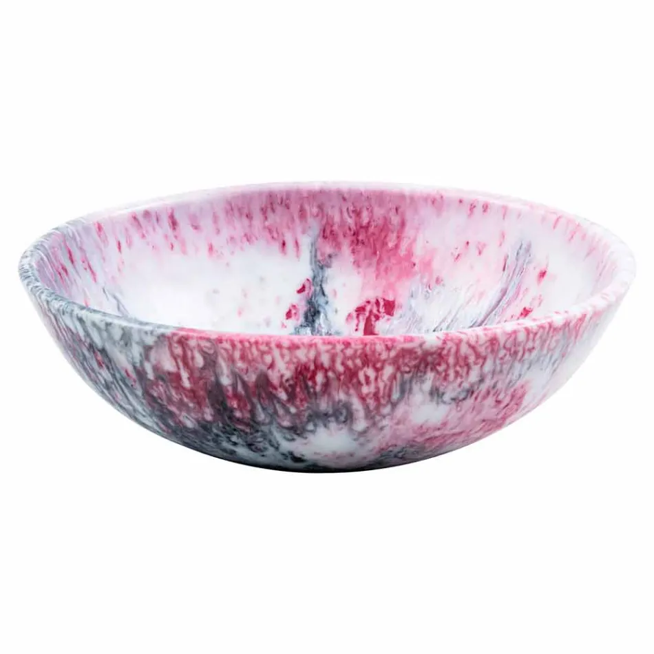 Modernes Aufsatzwaschbecken aus zweifarbigem Harz - Dogliola Viadurini