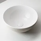 Handgedrechselte Raku-Waschtischplatte, hergestellt in Italien - Magma Viadurini