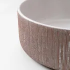 Balance Hand-Stripped Natural Red Earth Aufsatzwaschbecken Viadurini