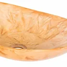 Modernes Aufsatzwaschbecken aus Kunstharz - Malegno Viadurini