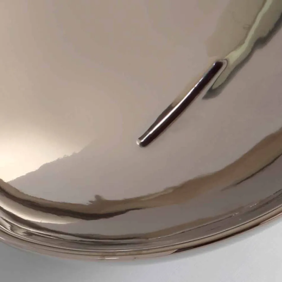 Modernes Aufsatzwaschbecken aus Platin-Keramik, hergestellt in Italy Animals Viadurini