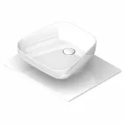 Modernes Aufsatzwaschbecken aus Keramik made in Italy, Reale Viadurini