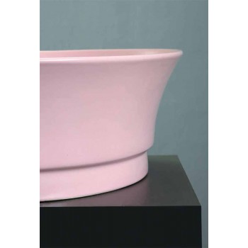 Arbeitsplatte Oval Modern Design Keramik Waschbecken Made in Italy - Zarro
