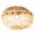 Handgearbeitetes Aufsatzwaschbecken aus Onyxstein - Barolo Viadurini