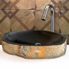 Arbeitsplatte Trägerstück in Basalt Hassan Viadurini