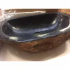 Waschbecken einzigen Stück Basalt in Hassan Lager Viadurini