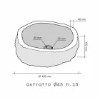 Arbeitsplatte Trägerstück Marble Smoke Mumbai Viadurini