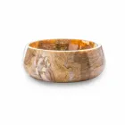 Rundes Waschtisch mit Arbeitsplatte aus reinem Onyx Einzigartiges Design - Ramiro Viadurini