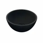 Arbeitsplatte Unterstützung Tondo in basaltschwarz Kali Viadurini