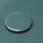 Rundes Aufsatzwaschbecken aus glänzender Keramik Made in Italy - Candito Viadurini