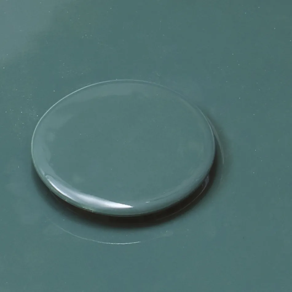 Rundes Aufsatzwaschbecken aus glänzender Keramik Made in Italy - Candito Viadurini