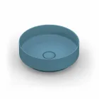 Rundes modernes Aufsatzwaschbecken aus Keramik made in Italy, Yoel Viadurini