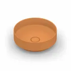 Rundes modernes Aufsatzwaschbecken aus Keramik made in Italy, Yoel Viadurini