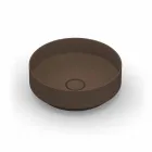 Rundes modernes Aufsatzwaschbecken aus Keramik made in Italy, Yoel Viadurini